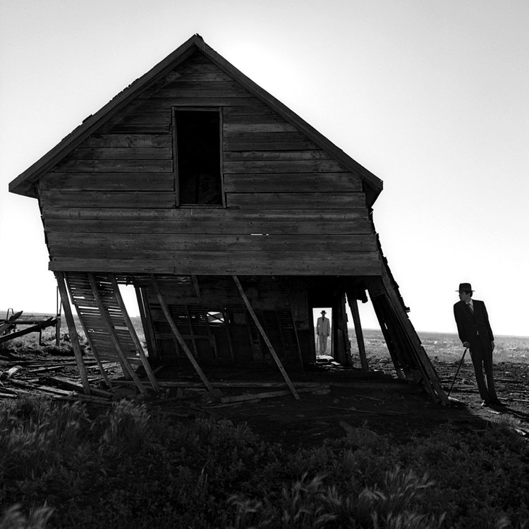 Leaning House, Alberta, Canada