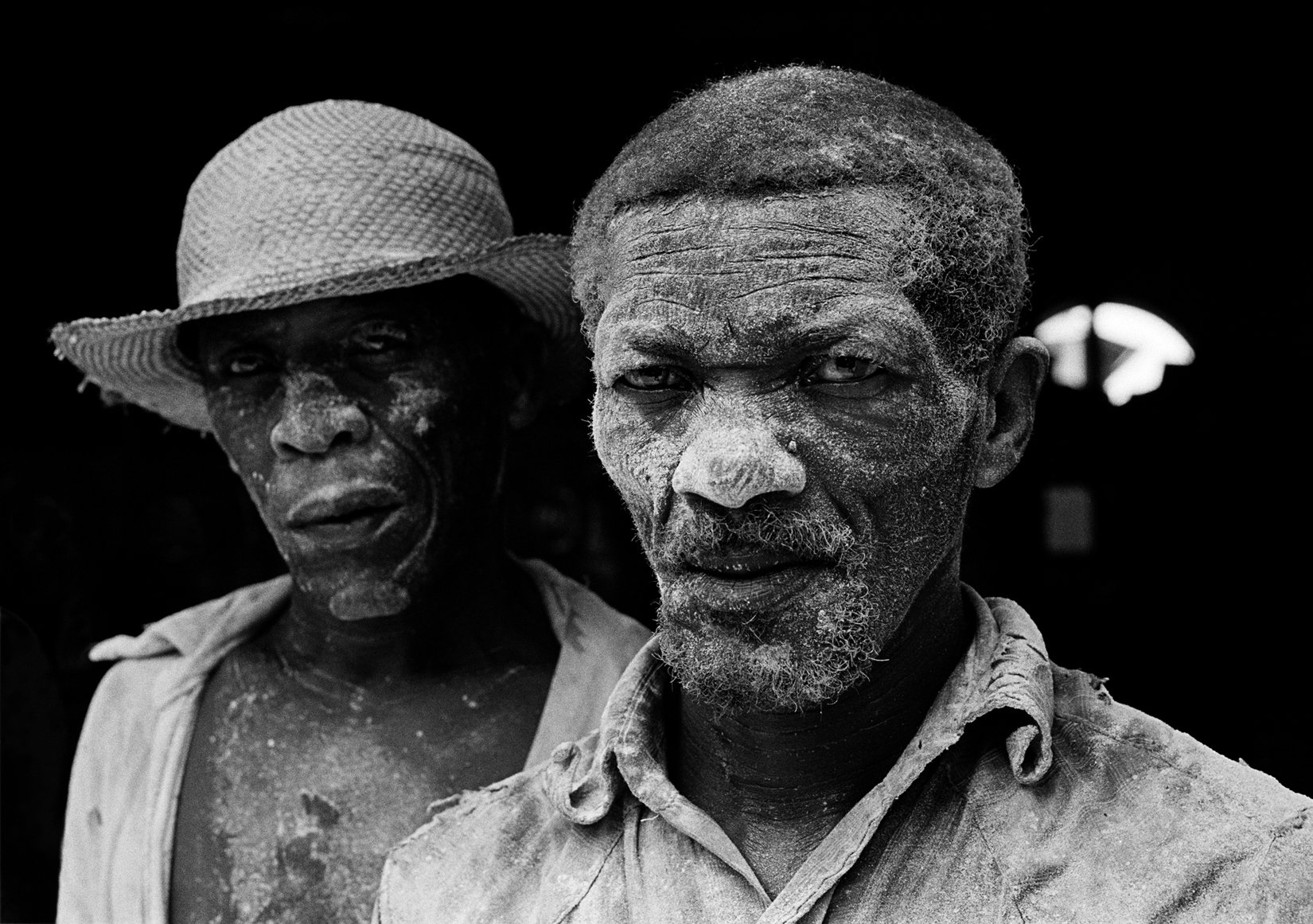 Men in Flour Mill, Jacmel, Haiti
